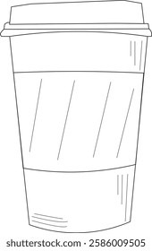 the illustration of a cup of coffee.