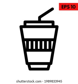 Ilustración del icono de una taza de café