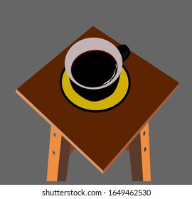 Illustration of a cup espreso