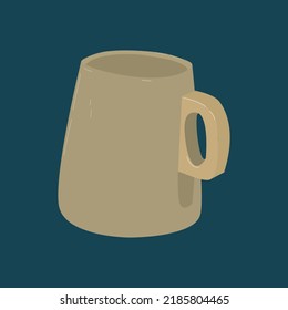 ilustración con taza para leche