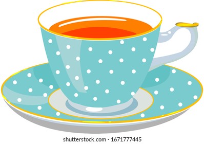 Ilustración de una taza de té.