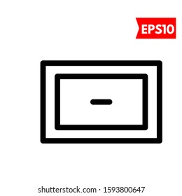 illustration of cupboard flat icon