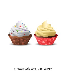 Illustration of cupcake 