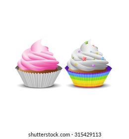 Illustration of cupcake