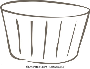 illustration of cupcake, sticker,tshirt print, vector illustration