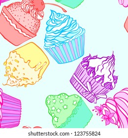 illustration of cupcakes