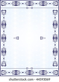 Ilustración con decoración de cuadros curvados