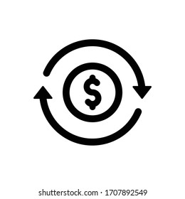 The Illustration of Currency Exchange Icon