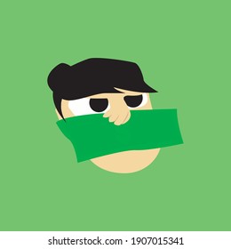 illustration of a currency taking a dollar bill