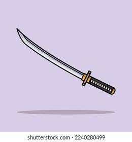 Die Illustration von verflucht Katana