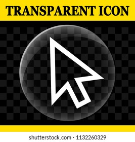 Illustration of cursor vector circle transparent icon