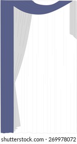 illustration curtains