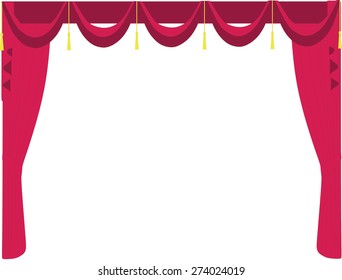 illustration curtains