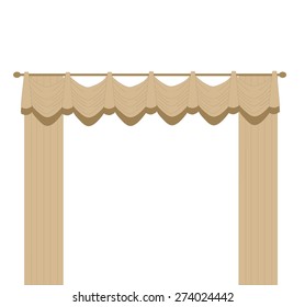 illustration curtains