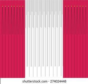 illustration curtains
