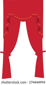 illustration curtains