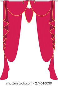 illustration curtains
