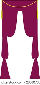 illustration curtains