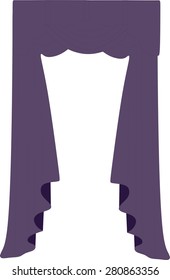 illustration curtains