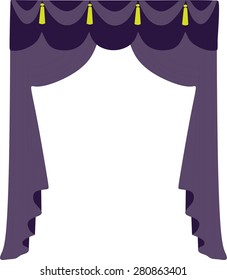 illustration curtains