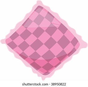 illustration of cushion on white