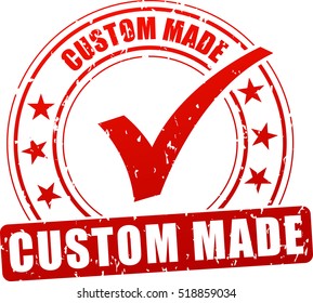 Illustration Of Custom Made Stamp Icon On White Background