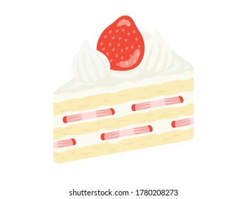 ショートケーキ カット のイラスト素材 画像 ベクター画像 Shutterstock