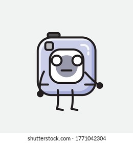 An illustration of Cute Action Camera Vector Character