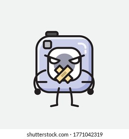 An illustration of Cute Action Camera Vector Character