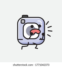 An illustration of Cute Action Camera Vector Character