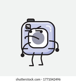 An illustration of Cute Action Camera Vector Character