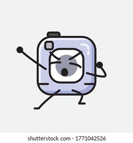 An illustration of Cute Action Camera Vector Character