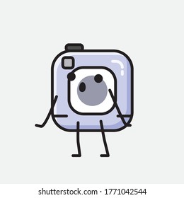 An illustration of Cute Action Camera Vector Character