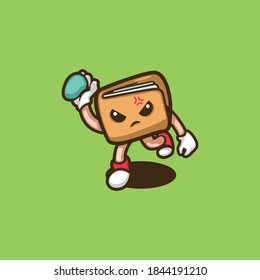 Illustration of cute and adorable wallet character