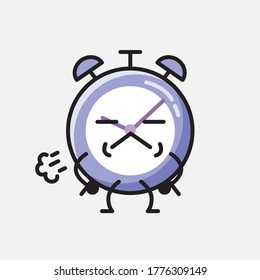 An illustration of Cute Alarm Clock Vector Character