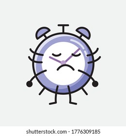 An illustration of Cute Alarm Clock Vector Character