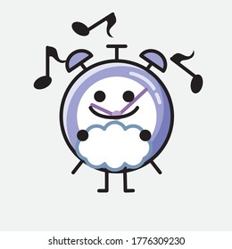An illustration of Cute Alarm Clock Vector Character