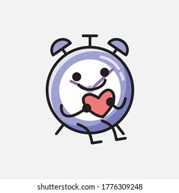 An illustration of Cute Alarm Clock Vector Character
