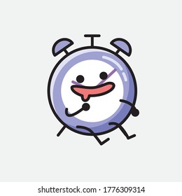 An illustration of Cute Alarm Clock Vector Character