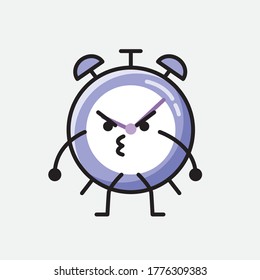 An illustration of Cute Alarm Clock Vector Character