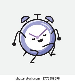 An illustration of Cute Alarm Clock Vector Character