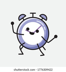 An illustration of Cute Alarm Clock Vector Character