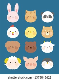 Illustration of cute animals