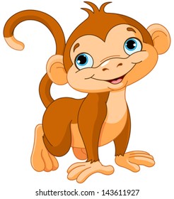 Cartoon Baby Monkeys Hd Stock Images Shutterstock