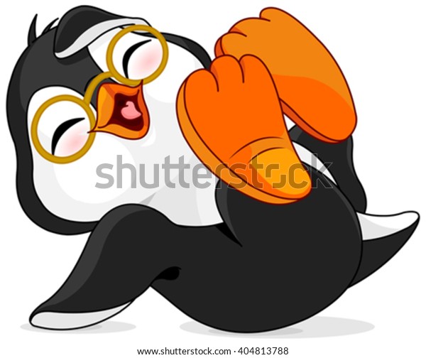 Illustration De Mignon Pingouin Bebe En Image Vectorielle De Stock Libre De Droits