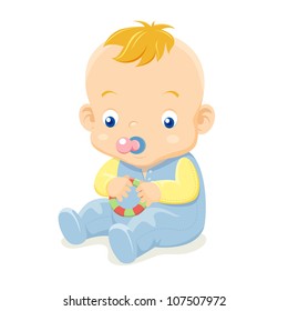 illustration of Cute baby vector