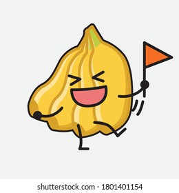 An illustration of Cute Banana Mascot Vector Character