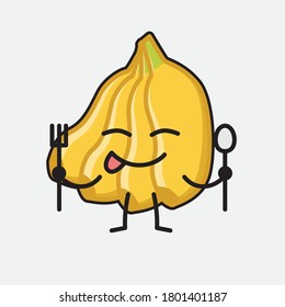 An illustration of Cute Banana Mascot Vector Character