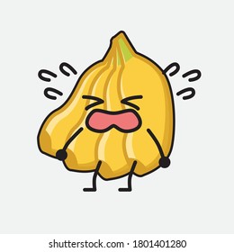 An illustration of Cute Banana Mascot Vector Character