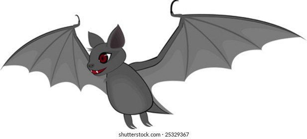 illustration of cute bat